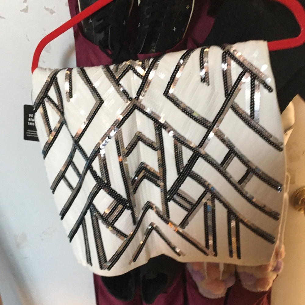 Express  Sequin skirt .